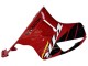 2000-2006 Red Black Stripe Racing Honda VTR1000 Motorcycle Fairings