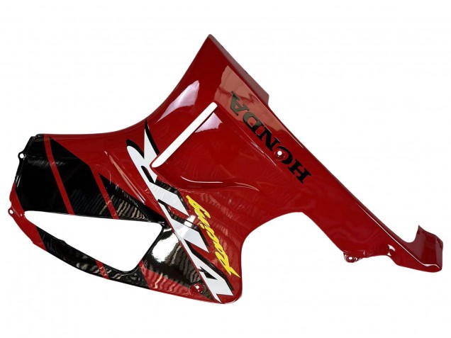 2000-2006 Red Black Stripe Racing Honda VTR1000 Motorcycle Fairings