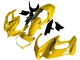 1997-2005 Yellow Honda VTR1000F Motorcycle Fairings