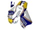 1994-1996 White Blue Yellow Gold Rothmans Honda NSR250 Motorcycle Fairings