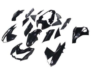 2010-2013 Glossy Black Kawasaki Z1000 Motorcycle Fairings
