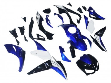 2014-2019 White Blue Black Kawasaki Z1000 Motorcycle Fairings