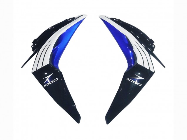 2014-2019 White Blue Black Kawasaki Z1000 Motorcycle Fairings