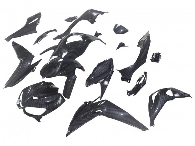 2014-2019 Black Carbon Fiber Kawasaki Z1000 Motorcycle Fairings