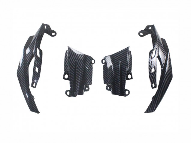 2014-2019 Black Carbon Fiber Kawasaki Z1000 Motorcycle Fairings