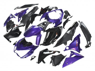 2014-2019 Purple Glossy Black Matte Black Kawasaki Z1000 Motorcycle Fairings