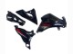 2013-2018 Glossy Black Red Kawasaki Z800 Motorcycle Fairings