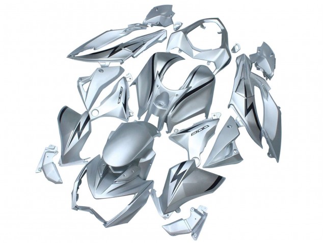 2013-2018 Matte Silver Kawasaki Z800 Motorcycle Fairings