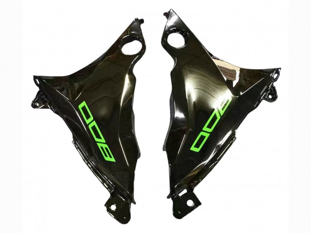 2013-2018 Green Glossy Black Kawasaki Z800 Motorcycle Fairings