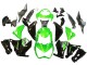 2013-2018 Green Glossy Black Kawasaki Z800 Motorcycle Fairings