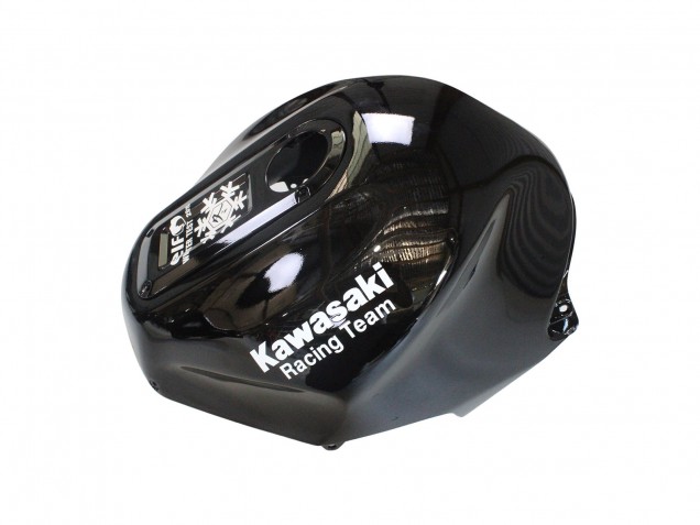 2000-2001 Glossy Black White Elf Snow Kawasaki ZX12R Motorcycle Fairings