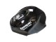 2000-2001 Glossy Black White Elf Snow Kawasaki ZX12R Motorcycle Fairings