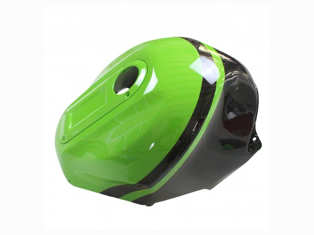 2002-2006 Green Glossy Black Elf Touch4 Monster Kawasaki ZX12R Motorcycle Fairing