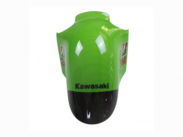 2002-2006 Green Glossy Black Elf Touch4 Monster Kawasaki ZX12R Motorcycle Fairing