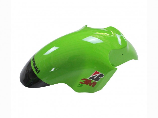 2002-2006 Green Glossy Black Elf Touch4 Monster Kawasaki ZX12R Motorcycle Fairing