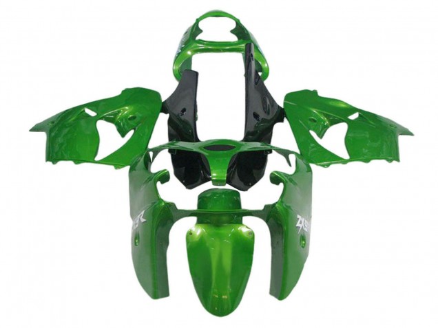 2002-2006 Green Black Kawasaki ZX12R Motorcycle Fairings