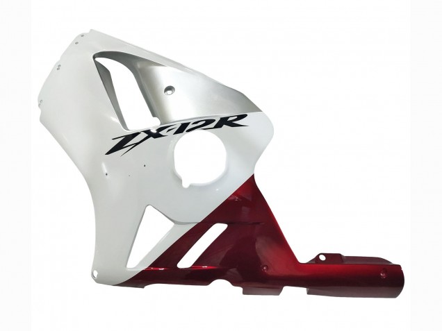 2002-2006 White Red Black Kawasaki ZX12R Motorcycle Fairings
