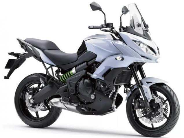 2015-2021 White Matte Black Kawasaki Versys 650 Motorcycle Fairings