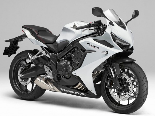 2024-2025 Pearl White Honda CBR650R Motorcycle Fairings