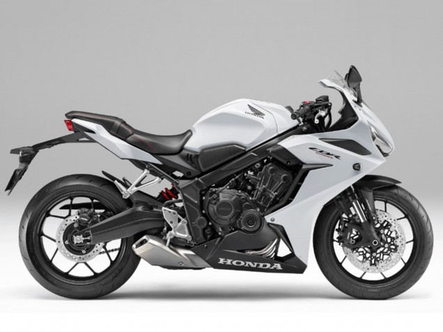 2021-2023 Matte White Honda CBR650R Motorcycle Fairings