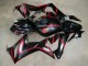 2021-2023 Glossy Black Red Stripe Honda CBR650R Motorcycle Fairings