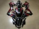 2021-2023 Glossy Black Red Stripe Honda CBR650R Motorcycle Fairings