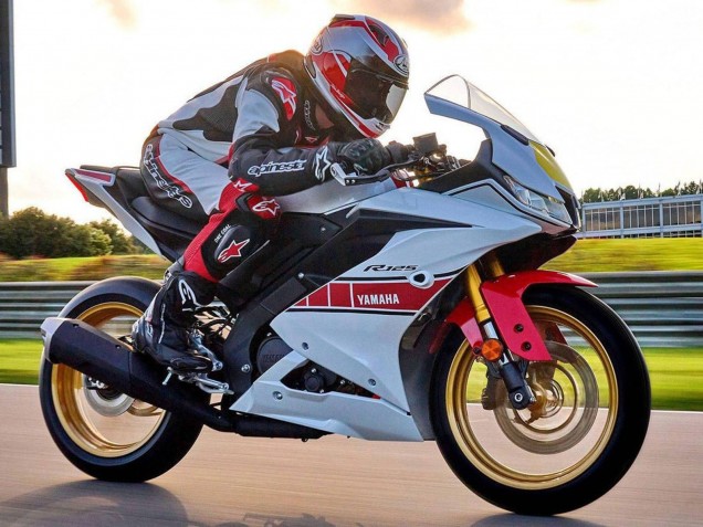 2019-2024 White Red Yellow Yamaha YZF R125 Motorcycle Fairings