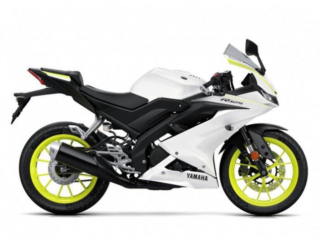 2019-2024 White Yellow Yamaha YZF R125 Motorcycle Fairings