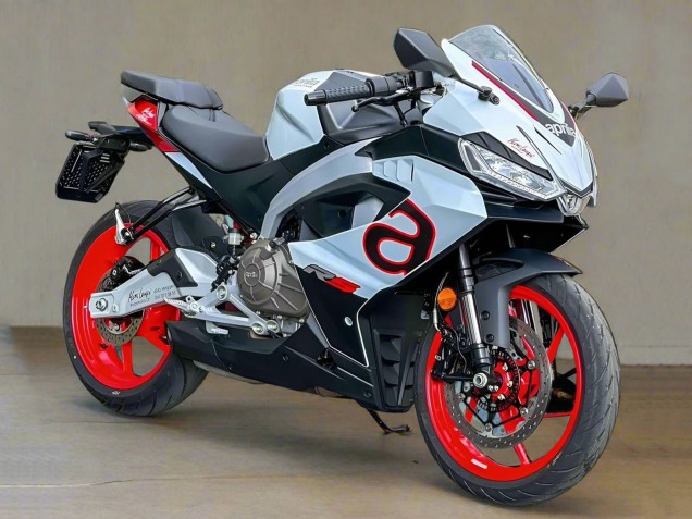 2024-2025 White Black Red Aprilia RS457 Motorcycle Fairings