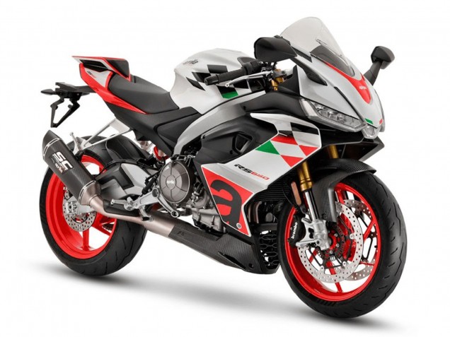 2020-2024 White Red Black Carbon Fiber Green Aprilia RS660 Motorcycle Fairings