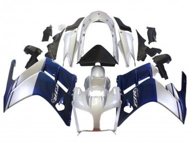 2007-2012 Dark Blue Silver Yamaha FJR1300 Motorcycle Fairings