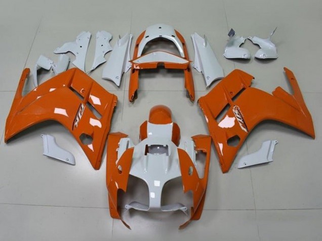 2013-2015 Orange White Yamaha FJR1300 Motorcycle Fairings
