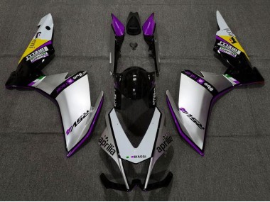 2009-2015 Silver Black Purple Yellow Aprilia RSV4 1000 Motorcycle Fairings