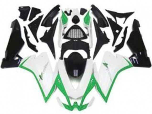 2009-2015 White Green Black Aprilia RSV4 1000 Motorcycle Fairings