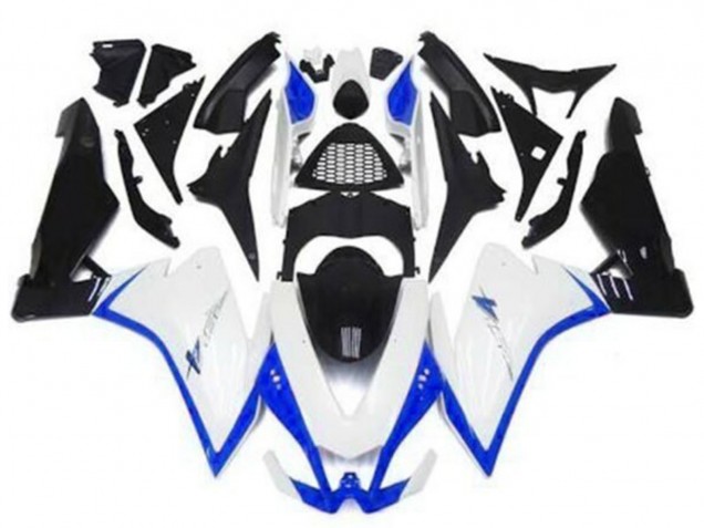 2009-2015 White Blue Black Aprilia RSV4 1000 Motorcycle Fairings