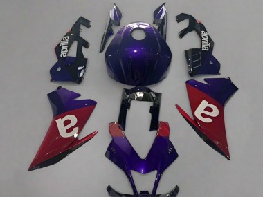2009-2015 Purple Red Aprilia RSV4 1000 Motorcycle Fairings