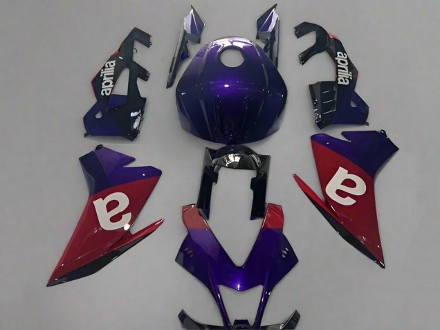 2009-2015 Purple Red Aprilia RSV4 1000 Motorcycle Fairings