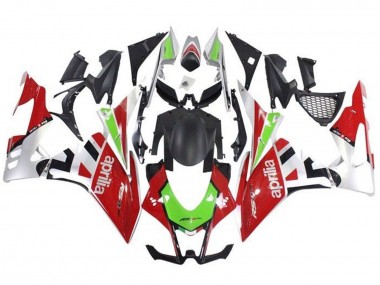 2009-2015 Red White Green Aprilia RSV4 1000 Motorbike Fairings