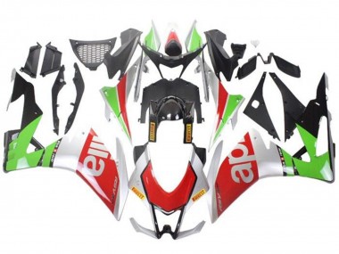 2009-2015 Silver Red Green Aprilia RSV4 1000 Motorcycle Fairings