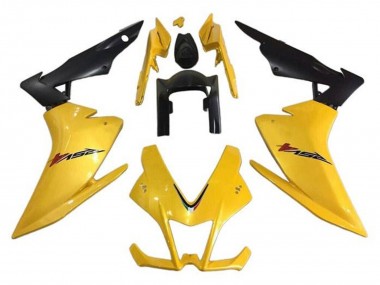 2009-2015 Yellow Black Aprilia RSV4 1000 Motorcycle Fairings