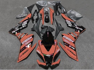 2009-2015 Orange Black Aprilia RSV4 1000 Motorcycle Fairings