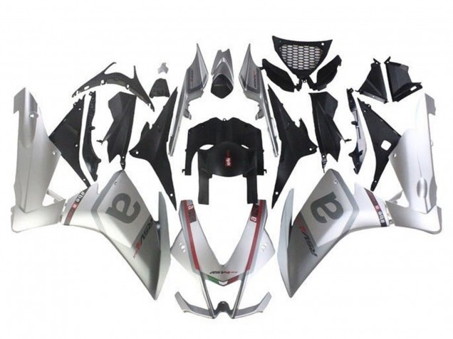 2009-2015 Silver Grey Black Red Aprilia RSV4 1000 Motorcycle Fairings