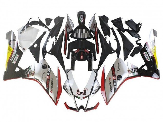 2009-2015 Silver Red Green Yellow Beacon Aprilia RSV4 1000 Motorcycle Fairings