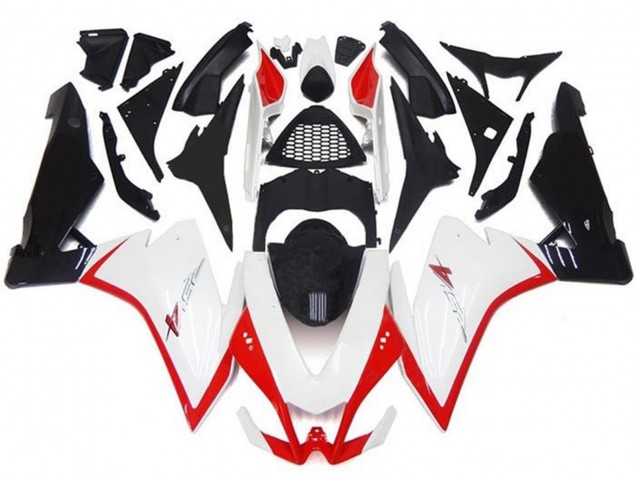 2009-2015 White Red Black Aprilia RSV4 1000 Motorcycle Fairings