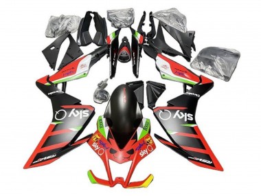 2009-2015 Matte Black Red Green White Aprilia RSV4 1000 Motorcycle Fairings