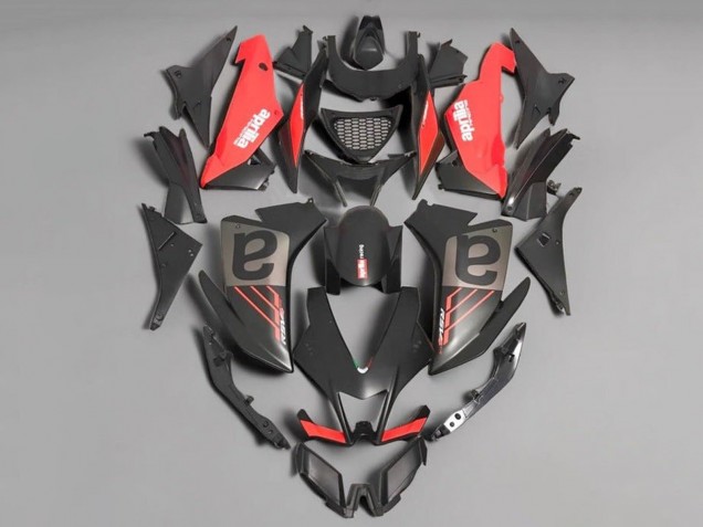 2009-2015 Matte Black Red Grey Aprilia RSV4 1000 Motorcycle Fairings