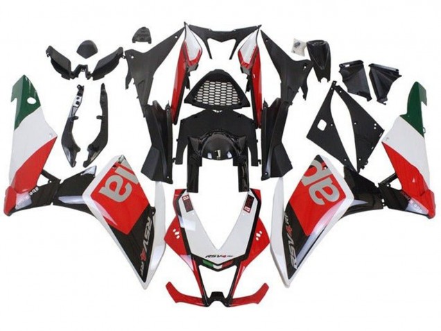 2009-2015 White Red Black Green Aprilia RSV4 1000 Motorcycle Fairings
