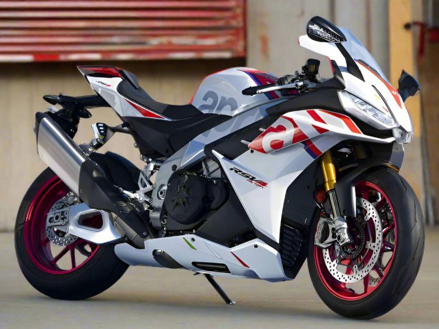 2021-2024 White Red Blue Aprilia RSV4 1100 Motorcycle Fairings