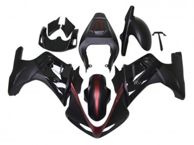 2003-2013 Matte Black Red Glossy Black Suzuki SV650 Motorcycle Fairings