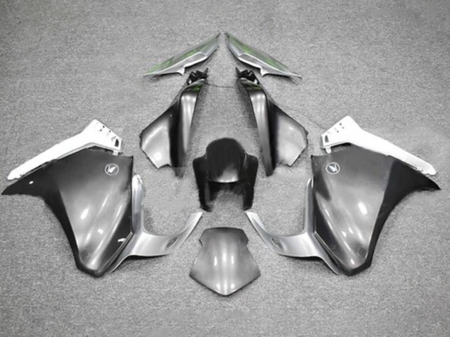 2010-2014 Silver White Honda VFR 1200 Motorcycle Fairings